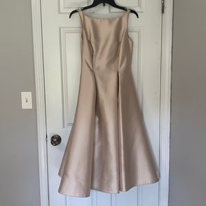 Adrianna Papell Gold Midi Gown